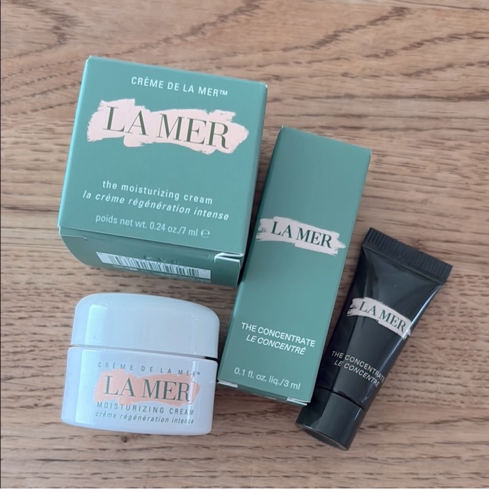 La Mer Green and Black Moisturizer Collection